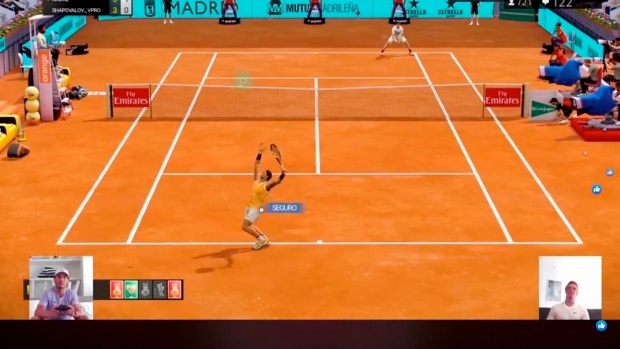 Madrid Open tennis video game , The Canadian Press Madrid Open tennis video game