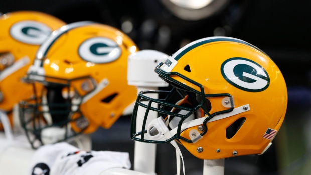 Green Bay Packers helmets