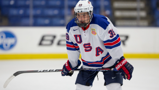 Dylan Peterson, Rena Laverty/ Team USA NTDP Dylan Peterson