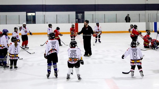 Hockey practice