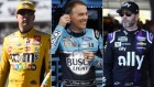 Kyle Busch Kevin Harvick Jimmie Johnson