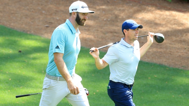 Dustin Johnson Rory McIlroy