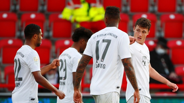 Bayern Munich celebrates