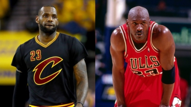 Michael Jordan Lebron James Shine In Signature Finals Appearances Beginning Tonight On Tsn Tsn Ca michael jordan lebron james shine in