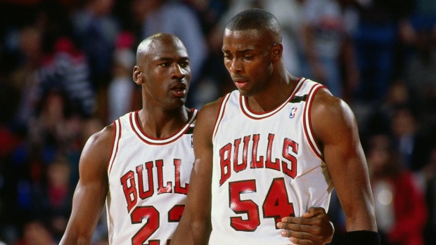 Michael Jordan and Horace Grant Michael Jordan and Horace Grant