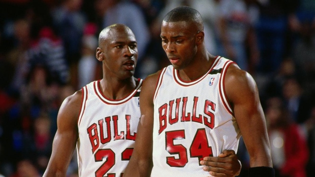 Michael Jordan and Horace Grant