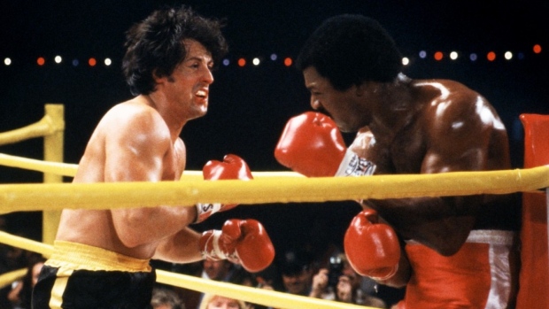 Sylvester Stallone Carl Weathers Rocky II