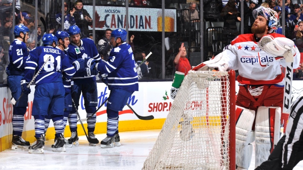 Maple Leafs celebrate