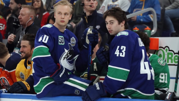 Elias Pettersson Quinn Hughes Elias Pettersson Quinn Hughes