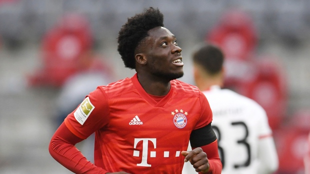 Alphonso Davies, The Canadian Press Alphonso Davies