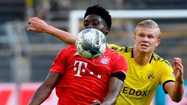 Alphonso Davies , The Canadian Press Alphonso Davies