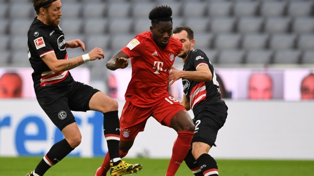 Alphonso Davies, The Canadian Press Alphonso Davies