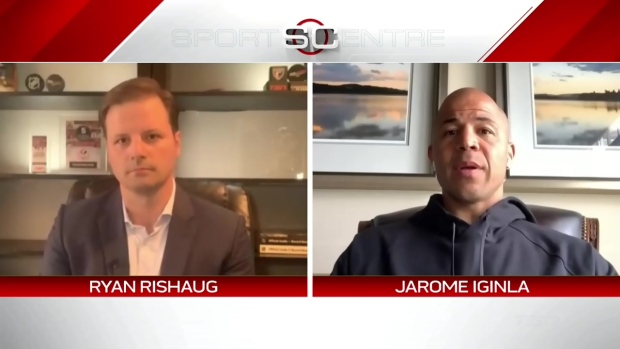 Ryan Rishaug Jarome Iginla