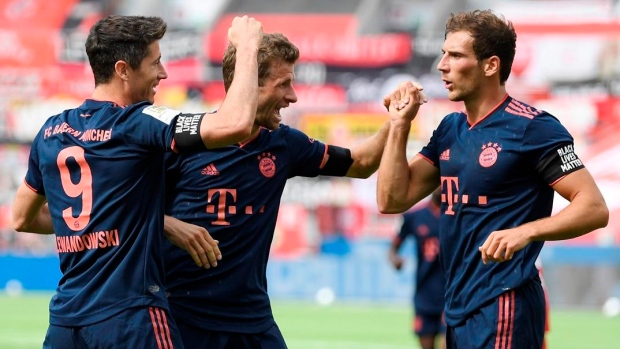 Bayern Munich celebrates wearing Black Lives Matter armbands, The Canadian Press Bayern Munich celebrates wearing Black Lives Matter armbands
