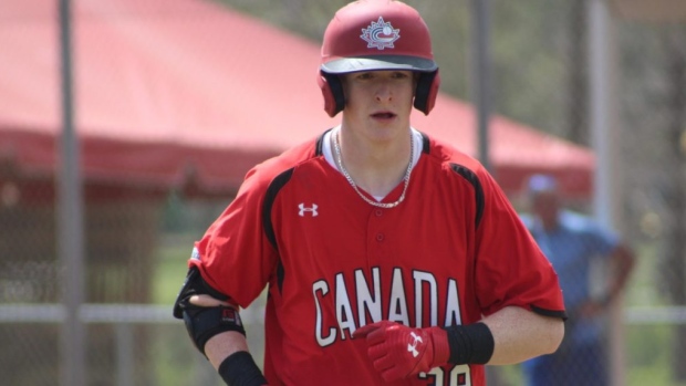 Owen Caissie, Baseball Canada Owen Caissie