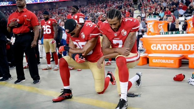 Eric Reid and Colin Kaepernick, The Canadian Press Eric Reid and Colin Kaepernick