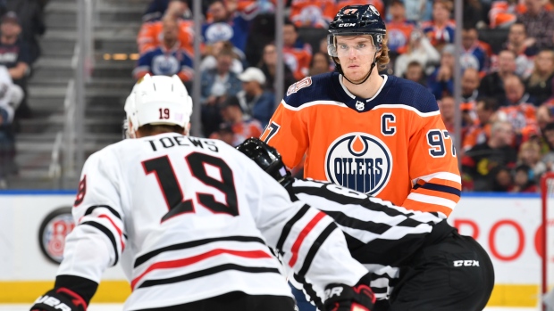 Connor McDavid Jonathan Toews, Andy Devlin/NHLI via Getty Images Connor McDavid Jonathan Toews