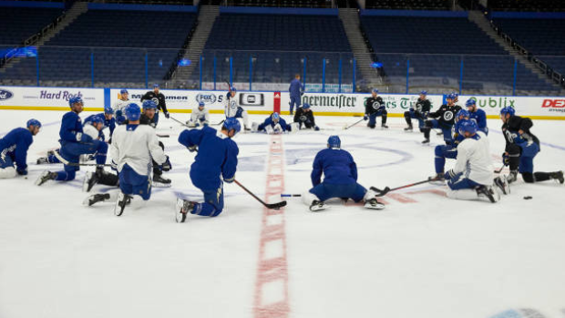 Tampa Bay Lightning practice - January 2019, Getty Images Tampa Bay Lightning practice - January 2019