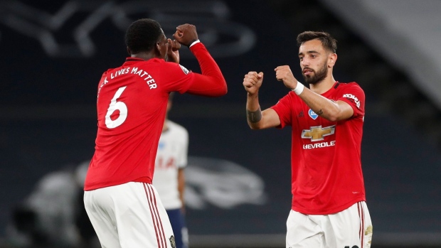 Paul Pogba Bruno Fernandes, The Canadian Press Paul Pogba Bruno Fernandes