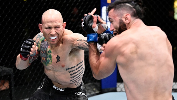 Josh Emmett Shane Burgos , The Canadian Press Josh Emmett Shane Burgos