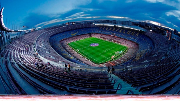 Empty Soccer Stadium