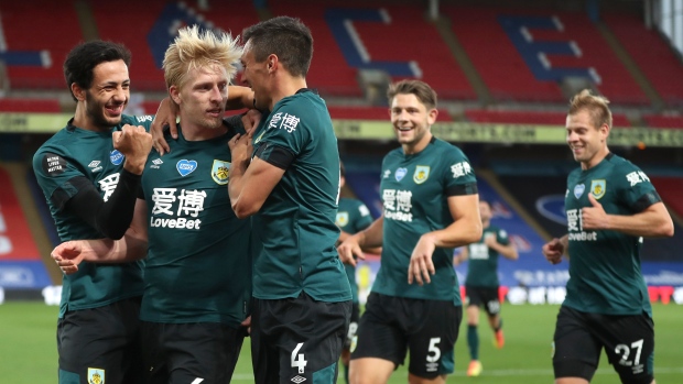 Ben Mee and Burnley Celebrate