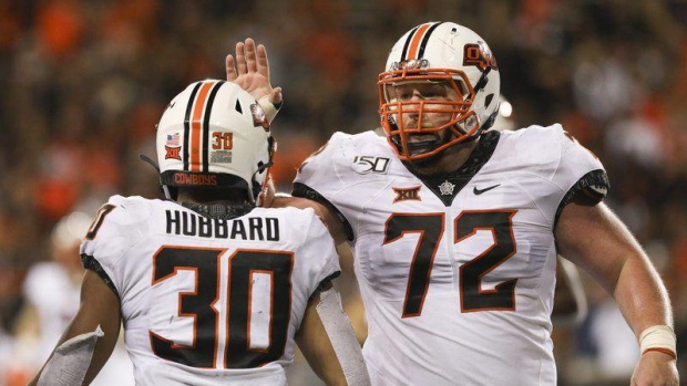 Chuba Hubbard and Dylan Galloway, The Canadian Press Chuba Hubbard and Dylan Galloway
