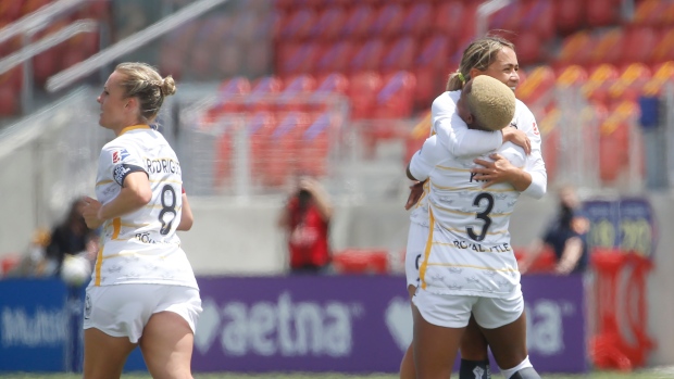 Utah Royals celebrate