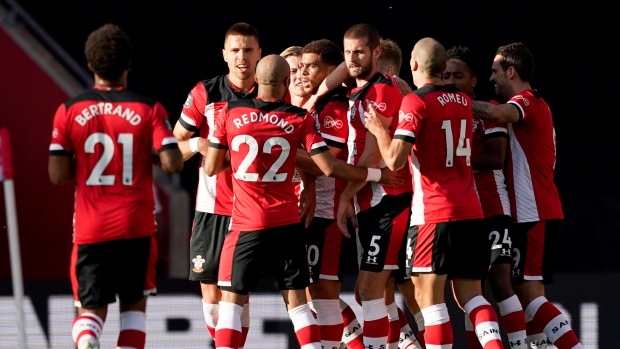 Southampton celebrates, The Canadian Press Southampton celebrates
