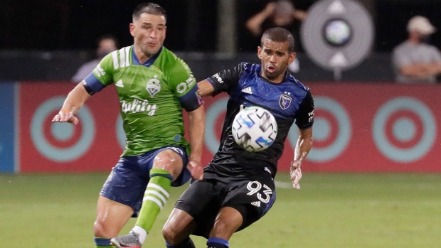 Nicolas Lodeiro, left, and Judson battle