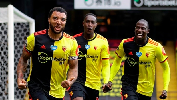 Watford celebrates, The Canadian Press Watford celebrates