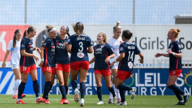 Washington Spirit celebrate, Alex Goodlett/Getty Images Washington Spirit celebrate