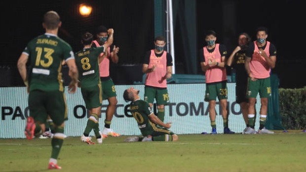 Portland Timbers celebrate