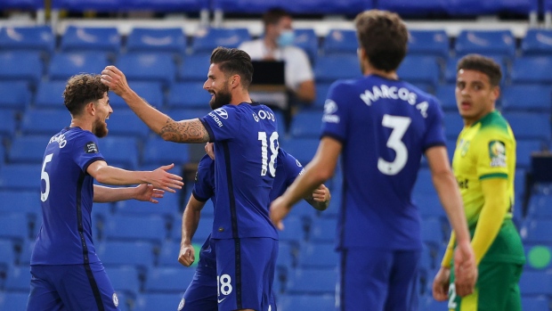 Chelsea celebrates