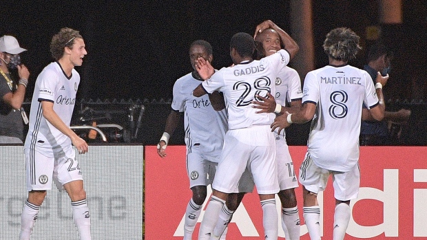 Philadelphia Union celebrates, The Canadian Press Philadelphia Union celebrates