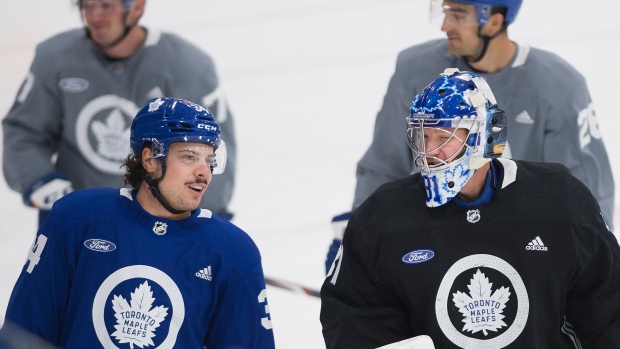 Auston Matthews Frederik Andersen, The Canadian Press Auston Matthews Frederik Andersen