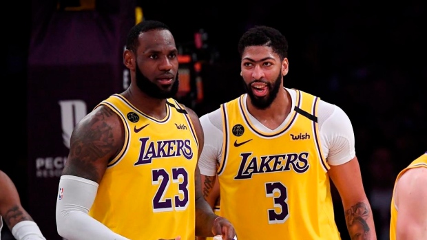 LeBron James, Anthony Davis 