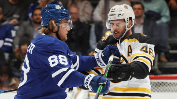 William Nylander and David Krejci , Getty Images William Nylander and David Krejci