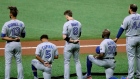 Toronto Blue Jays kneel