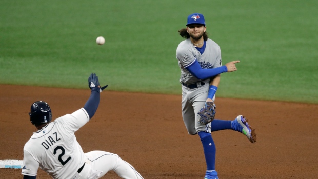 Bo Bichette and Yandy Diaz