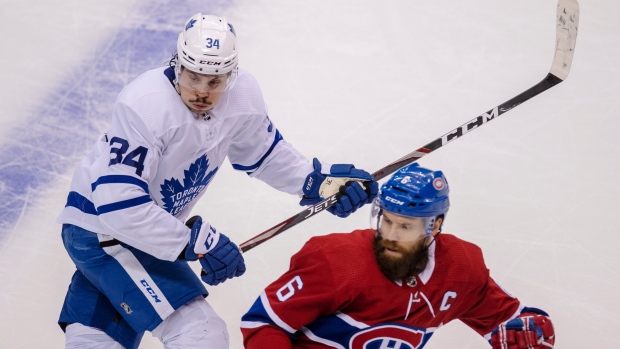 Auston Matthews and Shea Weber Auston Matthews and Shea Weber