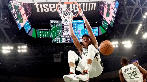 Giannis Antetokounmpo, The Canadian Press Giannis Antetokounmpo