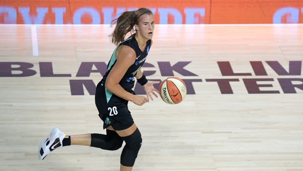 Sabrina Ionescu, The Canadian Press Sabrina Ionescu