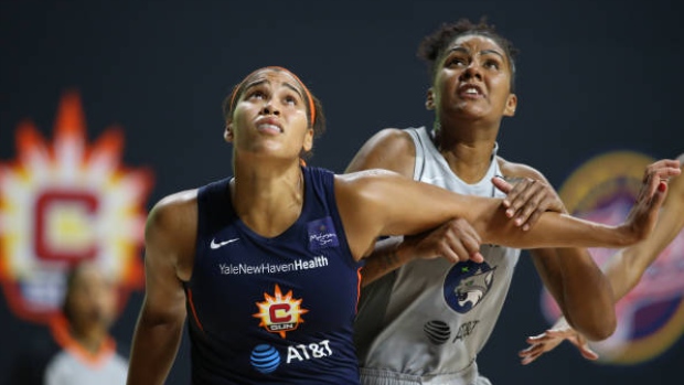 Brionna Jones (left) Damiris Dantas , Stephen Gosling/NBAE via Getty Images Brionna Jones (left) Damiris Dantas