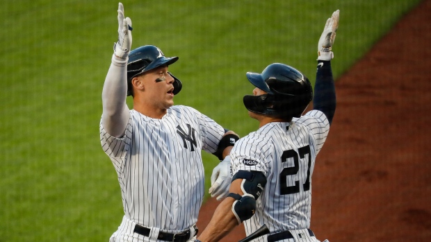 Aaron Judge Giancarlo Stanton, The Canadian Press Aaron Judge Giancarlo Stanton