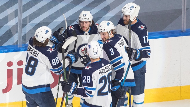 Winnipeg Jets Practice Jersey Sewn On!! (SOLD)