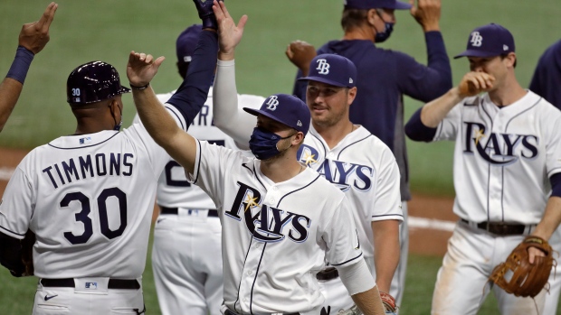 Tampa Bay Rays, The Canadian Press Tampa Bay Rays