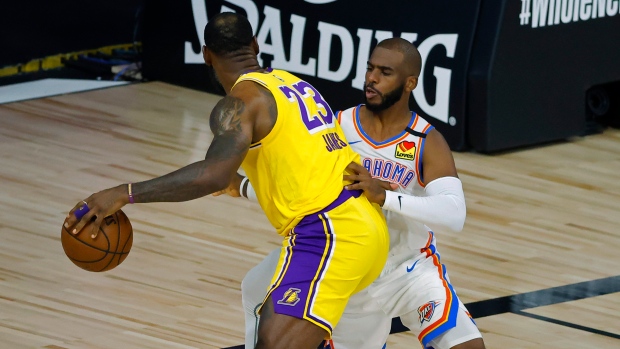LeBron James Chris Paul, The Canadian Press LeBron James Chris Paul