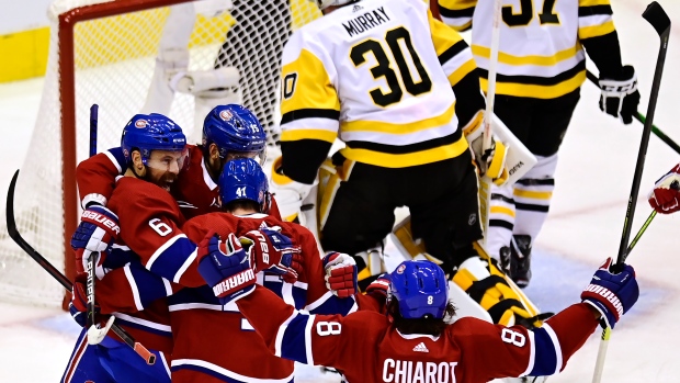 Montreal Canadiens celebrate