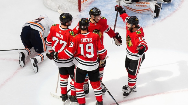 Chicago Blackhawks celebrate